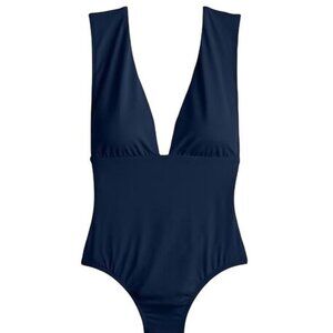 J. Crew Plunge V-neck one-piece Swimsuit Size 0 NWT